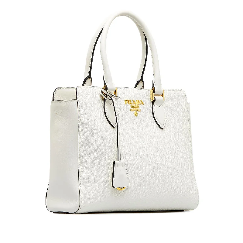 Prada Saffiano and Soft Calf Satchel (SHG-WmkMwI)