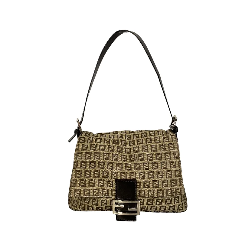 FENDI/Tote Bag/All Over Print/Polyester/BEG/MAMA ZUCHHINO