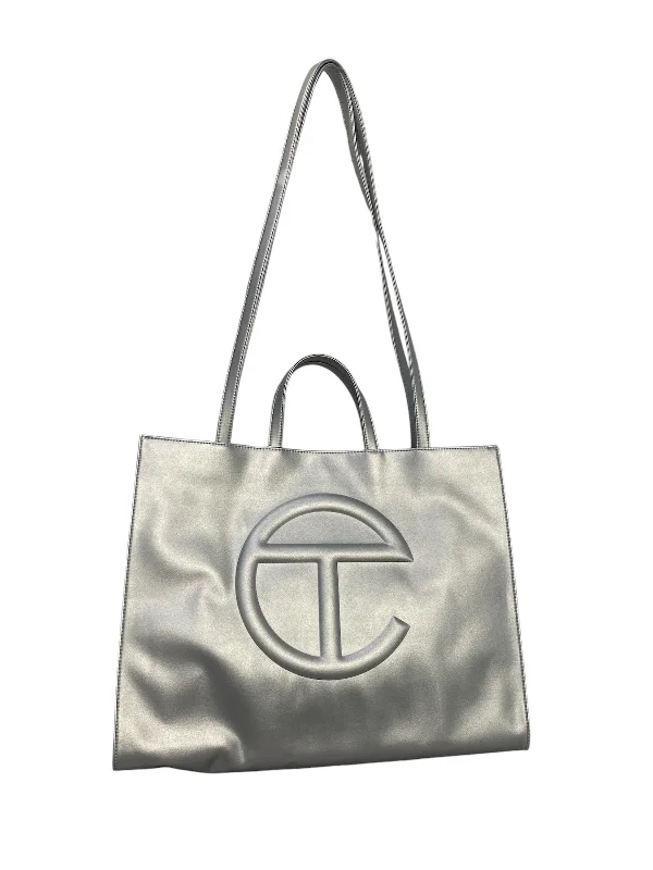 Telfar/Tote Bag/L/Faux Leather/SLV/