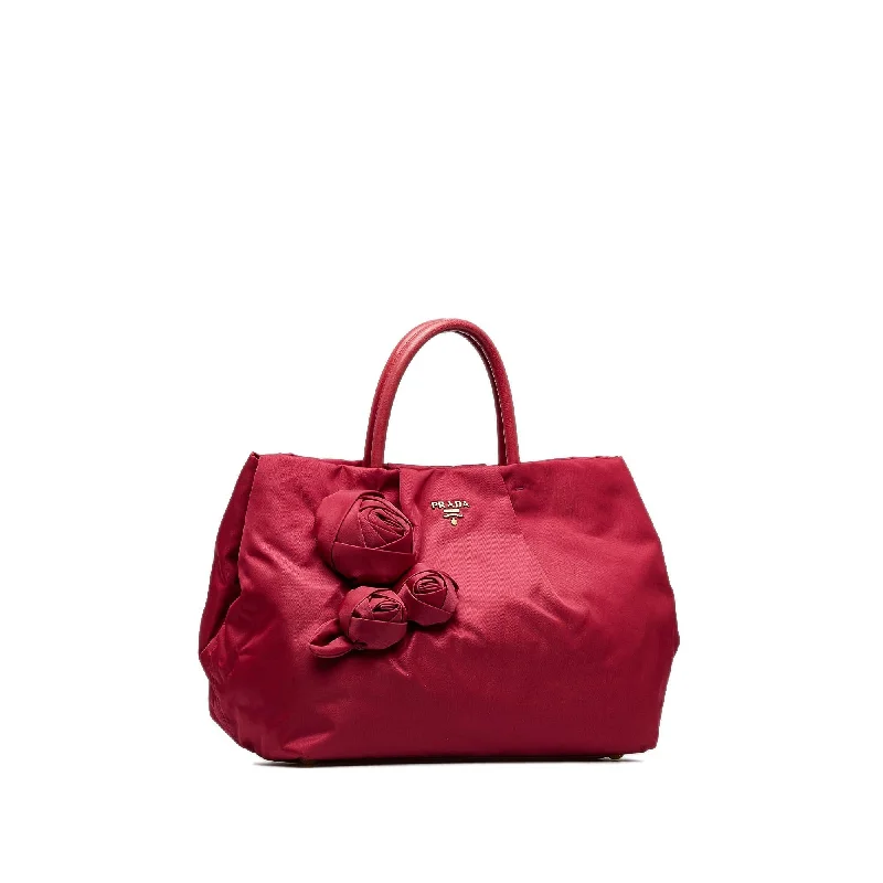 Prada Tessuto Rose Handbag (SHG-XPmiN5)