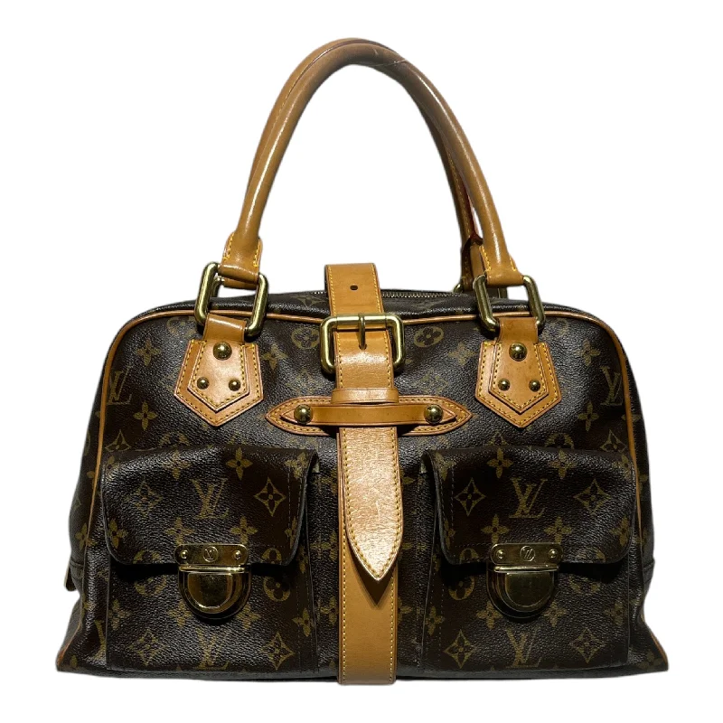 LOUIS VUITTON/Hand Bag/Monogram/Leather/BRW/MANHATTAN