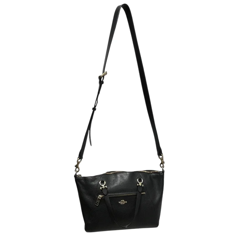 COACH/Cross Body Bag/Leather/BLK/