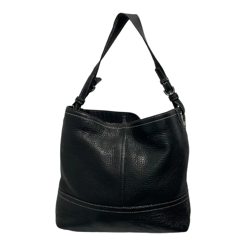 COACH/Hand Bag/Leather/BLK/Shoulder Bag