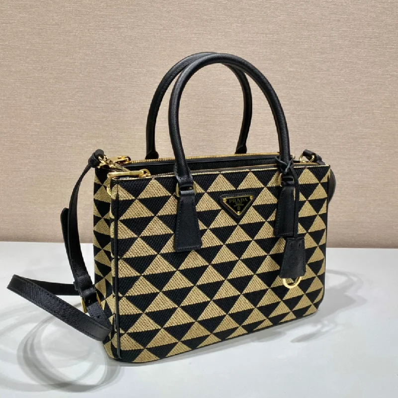 Prada Small symbole Jacquard fabric Bag