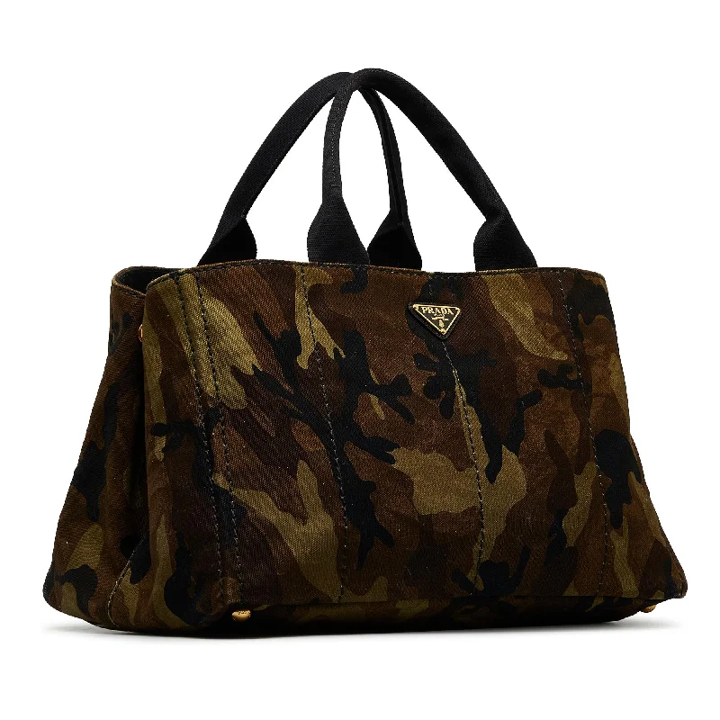 Prada Canapa Camouflage Tote Bag o43dIN