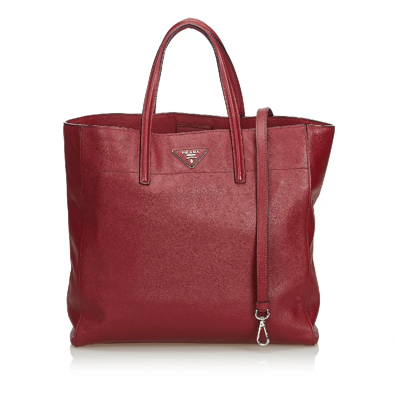 Prada Saffiano Leather Soft Tote (SHG-10450)