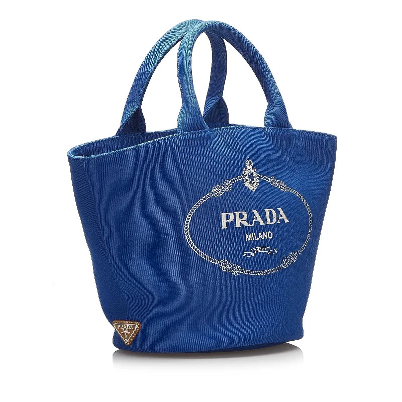 Prada Canapa Convertible Shopping Tote with pouch 36804