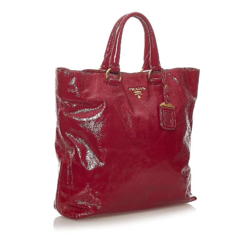 Prada Patent Leather Satchel (SHG-27627)