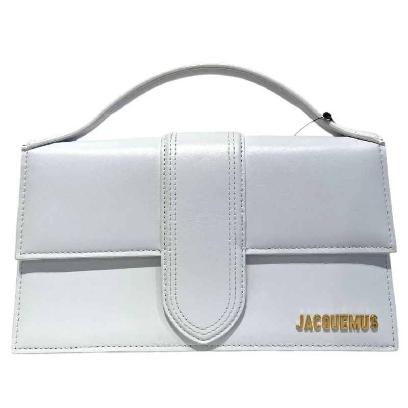 JACQUEMUS/Clutch Bag/S/Leather/WHT/