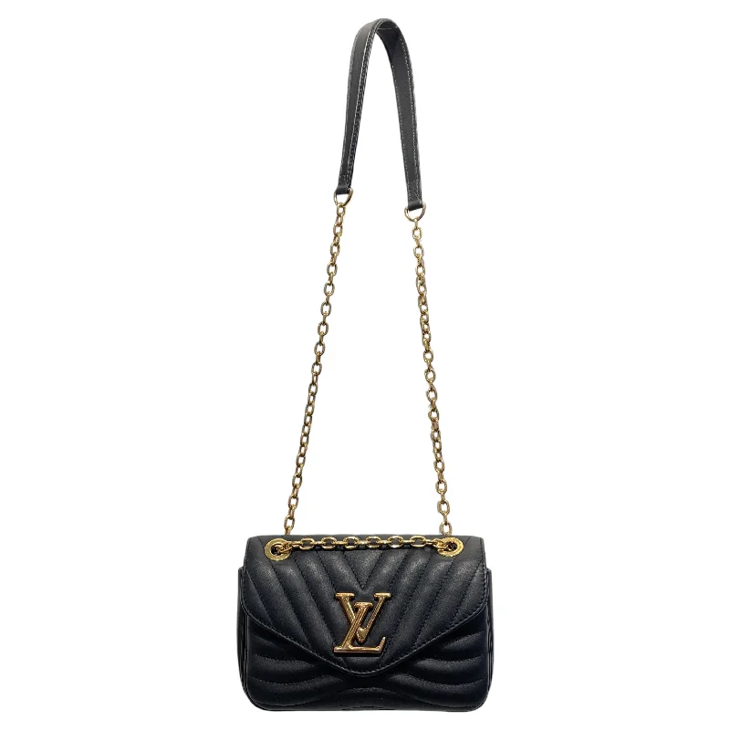 LOUIS VUITTON/Cross Body Bag/BLK/New Wave quilted pochette