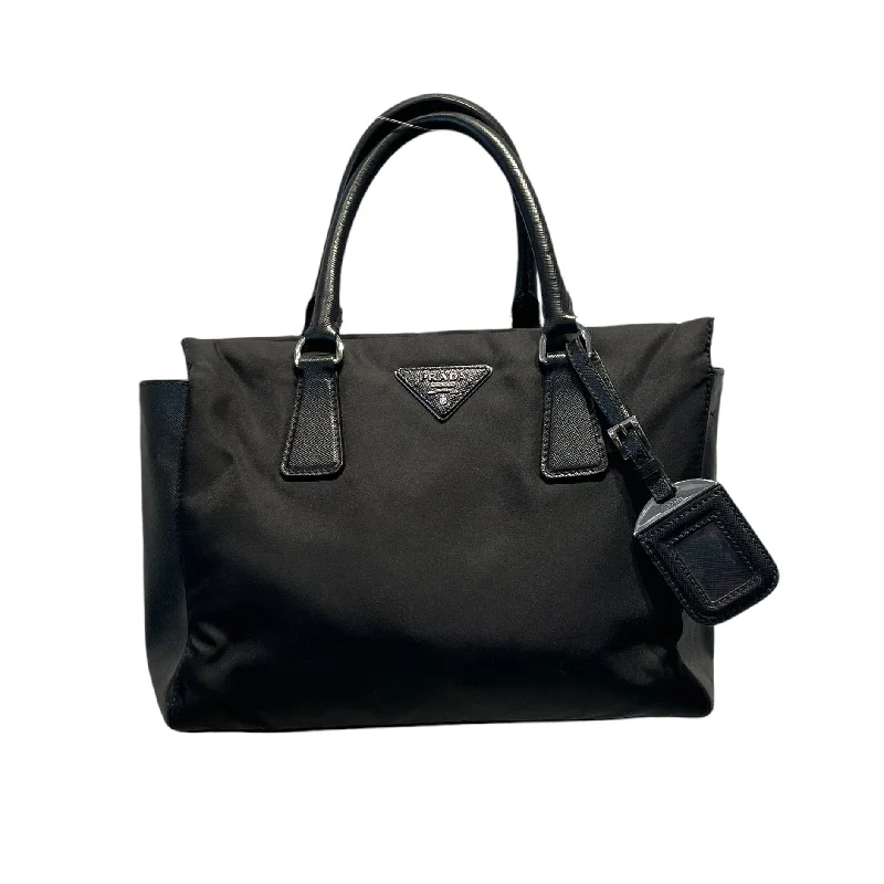 PRADA/Hand Bag/Nylon/BLK/25