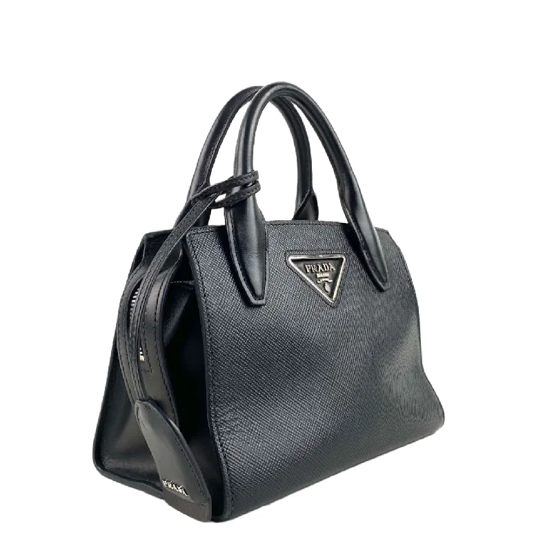 PRADA Saffiano Small Kristen Black - OUTLET FINAL SALE